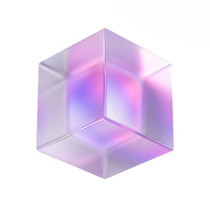 Floating Glass Cube